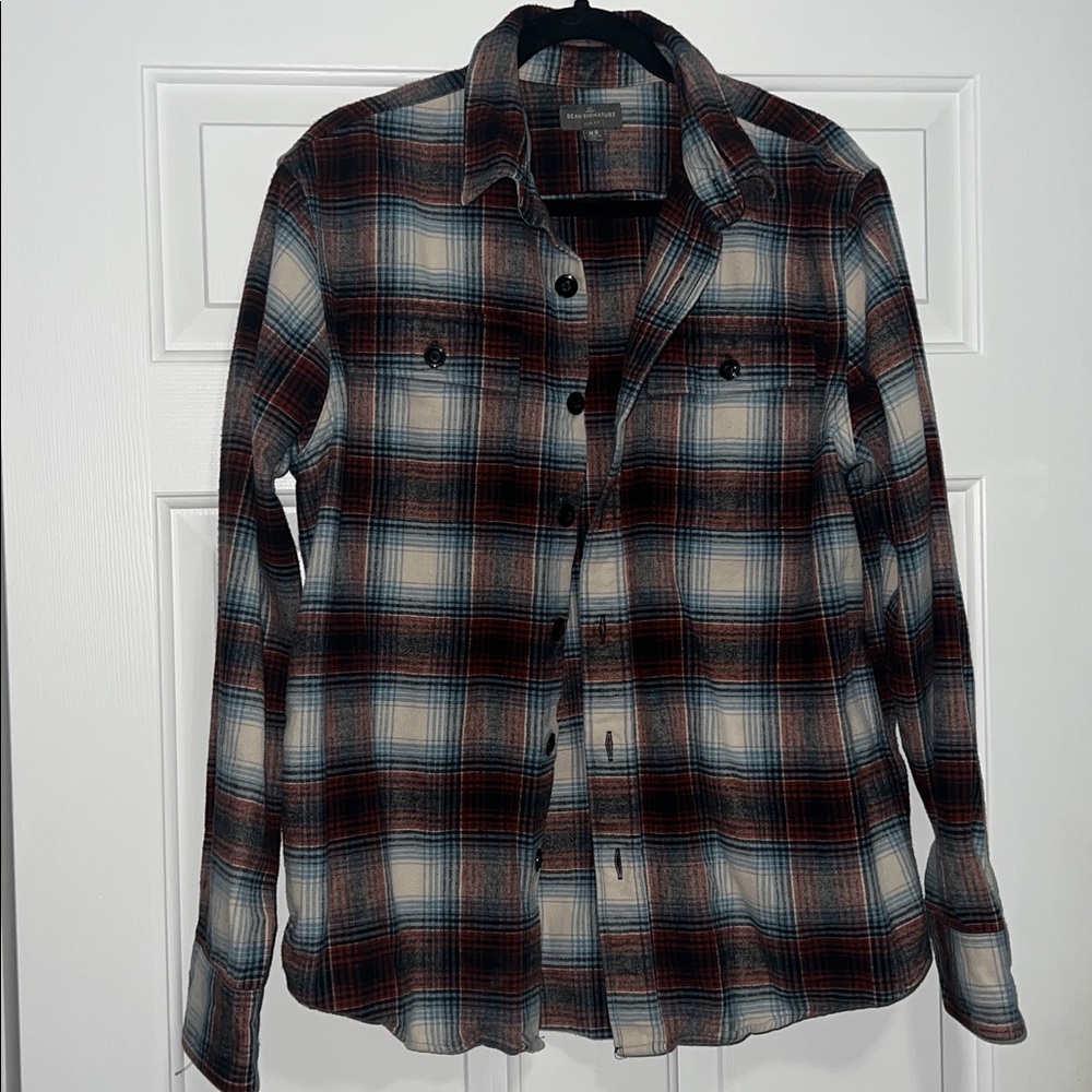 LL Bean Flannel Shacket Men’s Medium